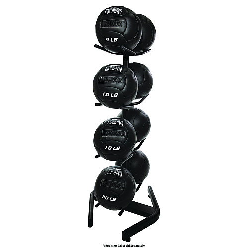 Champion Sports U-Ring Double Medicine Ball Tree, 28" x 28" x 60", Black (DTM1)