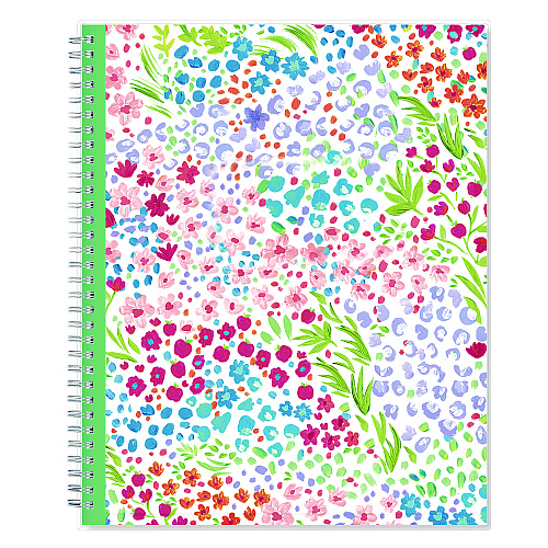 Blue Sky Ditsy Dapple Light CYO Cover Weekly/Monthly Lesson Planner, 9 Classes, 11 x 8.5 Sheets, 12-Month (July to June), 2025 to 2026 (132002)