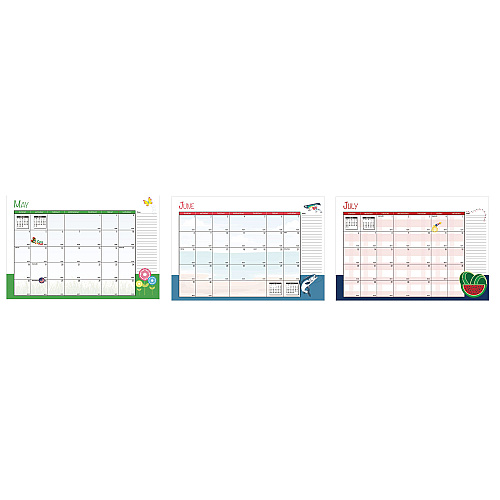 House of Doolittle Seasonal Monthly Planner, Illustrated Seasons Artwork, 10 x 7, Light Blue Cover, 12-Month (Jan to Dec): 2026 (23908)