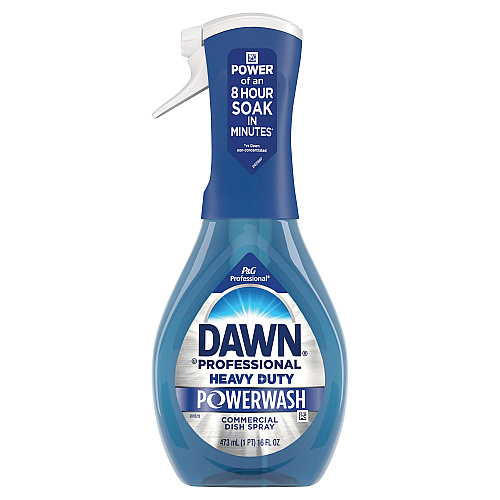 Dawn Heavy Duty Powerwash Commercial Dish Spray, 16 oz, 6 Pack: 1 Starter Kit Plus 5 Refills (15264)