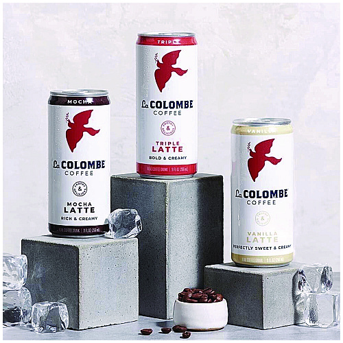 La Colombe Draft Latte Cold Brew, Assorted Flavors, 9 oz Can, 12/Carton (22002272)