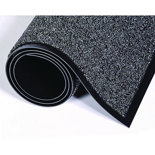 Crown Mats Cross-Over Indoor/Outdoor Wiper/Scraper Mat, Olefin/Poly, 48 x 72, Gray (CS0046GY)