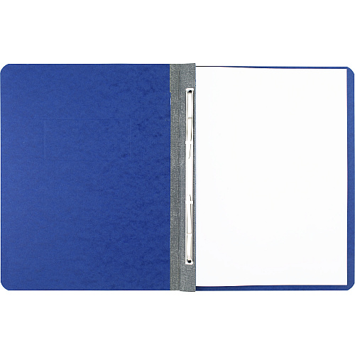 Acco Pressboard Report Cover with Tyvek Reinforced Hinge, Two-Piece Prong Fastener, 3" Capacity, 8.5 x 11, Dark Blue/Dark Blue (25973)