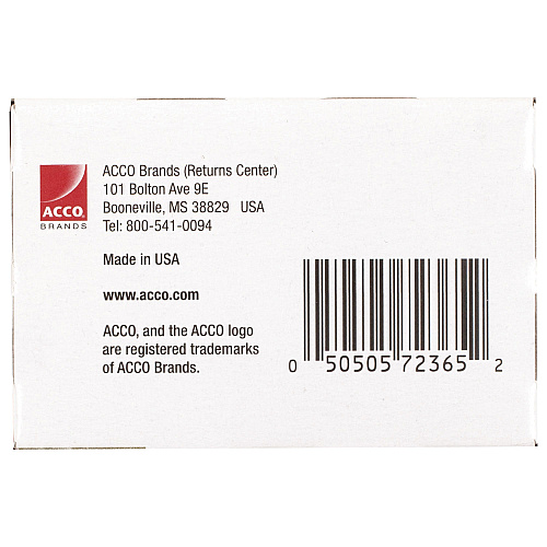 Acco&reg; Recycled Paper Clips, No. 1 Size, 100/Box, 10 Boxes/Pack (72365)