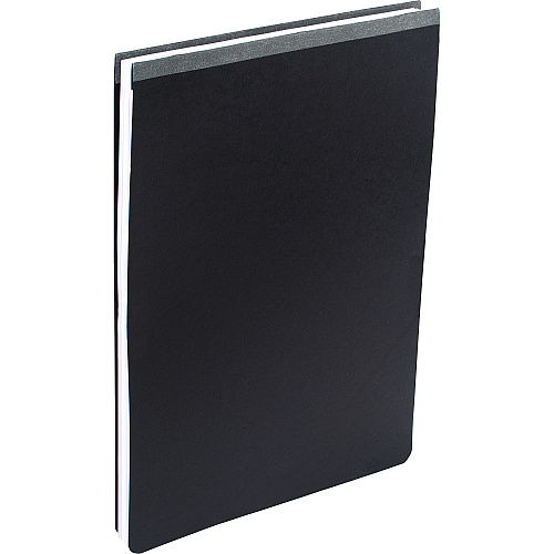Acco Pressboard Report Cover with Tyvek Reinforced Hinge, Two-Piece Prong Fastener, 3" Capacity, 11 x 17,  Black/Black (47071)