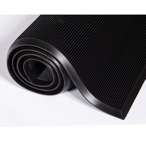 Crown Mats Mat-A-Dor Entrance/Antifatigue Mat, Rubber, 36 x 72, Black (MAFG62BK)