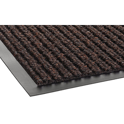 Crown Mats Needle Rib Wipe and Scrape Mat, Polypropylene, 36 x 120, Brown (NR0310BR)