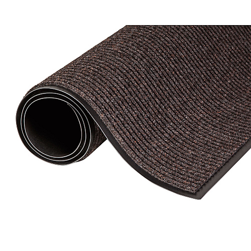 Crown Mats Needle Rib Wipe and Scrape Mat, Polypropylene, 36 x 120, Brown (NR0310BR)