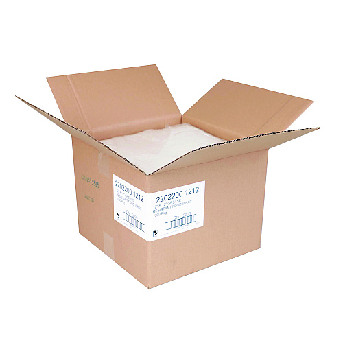 Paterson Grease-Resistant Food Wrap, 12" x, 12", White, 5,000/Carton (WG01007)