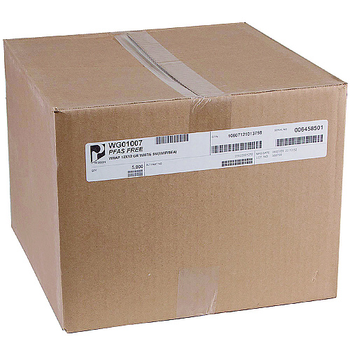 Paterson Grease-Resistant Food Wrap, 12" x, 12", White, 5,000/Carton (WG01007)