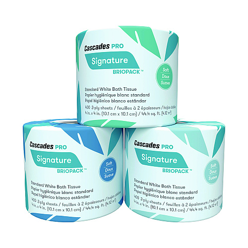 Cascades&reg; Pro Signature Toilet Paper, 2-Ply, 400 Sheets, 24 Rolls (B710)