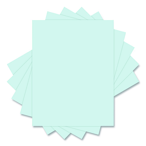 Universal Deluxe Colored Paper, 20 lb Bond Weight, 8.5 x 11, Blue, 500 Sheets/Ream, 10 Reams/Carton (UNV11202CT)