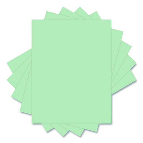 Universal Deluxe Colored Paper, 20 lb Bond Weight, 8.5 x 11, Green, 500/Ream (UNV11203)