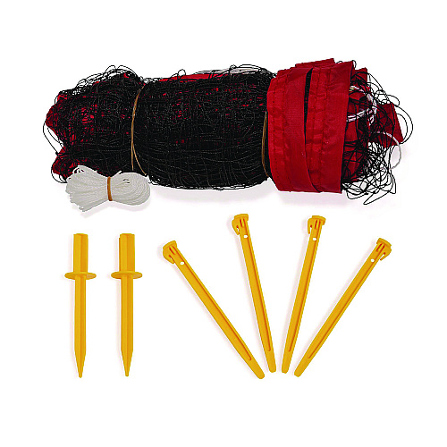 Champion Sports Deluxe Badminton Set, 20 ft Net with 4 Rackets, 2 Shuttlecocks (DBSET)