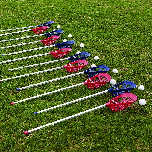 Champion Sports Soft Lacrosse Set, 6 Balls/12 Sticks (LAXSR)