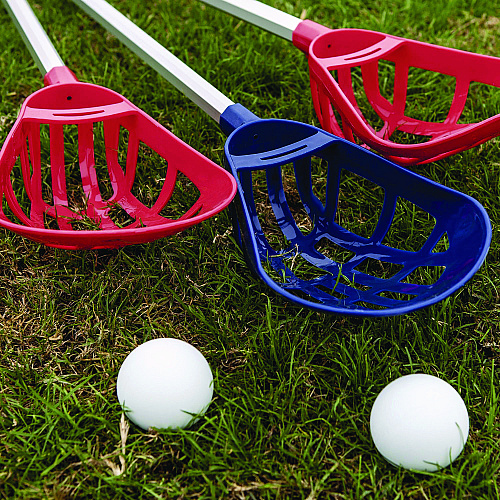 Champion Sports Soft Lacrosse Set, 6 Balls/12 Sticks (LAXSR)