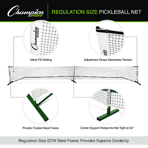 Champion Sports Pickleball Net, 36 ft x 22" (PBNET)