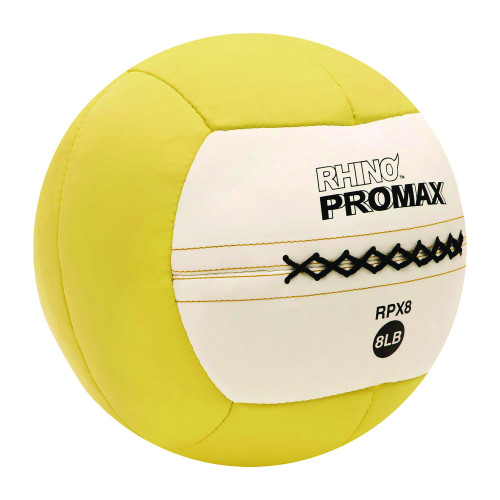 Champion Sports Rhino Promax Medicine Ball, 8 lb, Yellow (RPX8