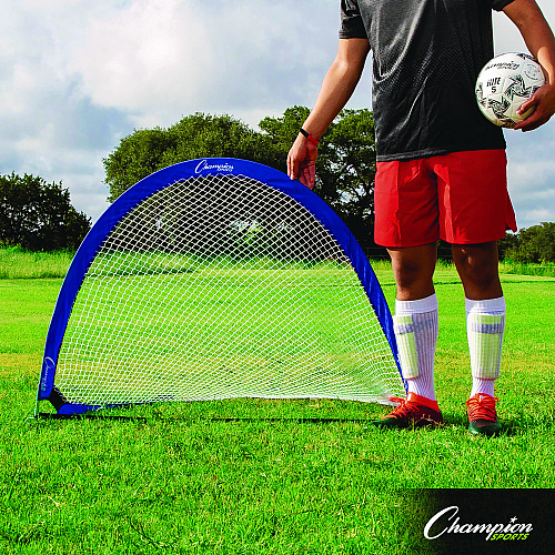 Champion Sports Extreme Pop-Up Soccer Goal with Carrying Bag, 48  x 30 (SG4830)