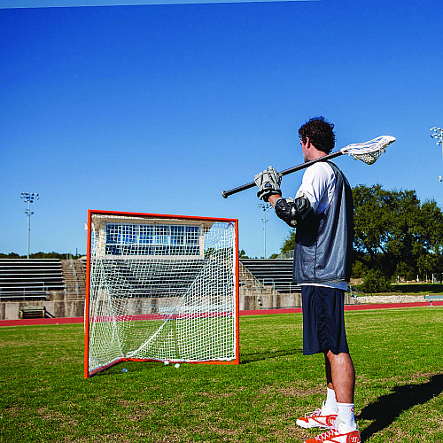 Champion Sports Pro High School Lacrosse Goal, 6 ft x 6 ft, 1.65" dia Frame (LNGHS)