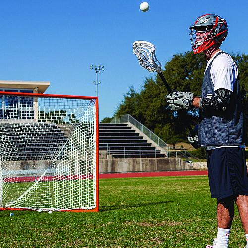 Champion Sports Pro High School Lacrosse Goal, 6 ft x 6 ft, 1.65" dia Frame (LNGHS)