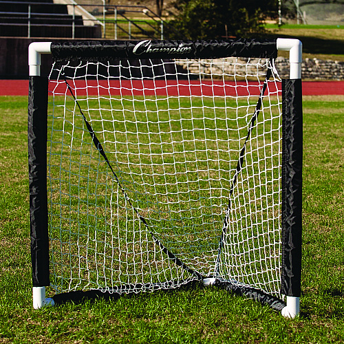Champion Sports Mini Lacrosse Goal, 3 ft  x 3 ft, 1.5" dia Frame (MLG)