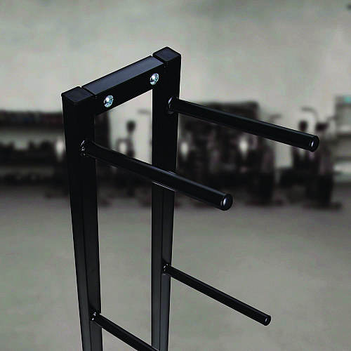 Champion Sports Single Medicine Ball Tree, 11" x 15" x 52", Black (MBR1)