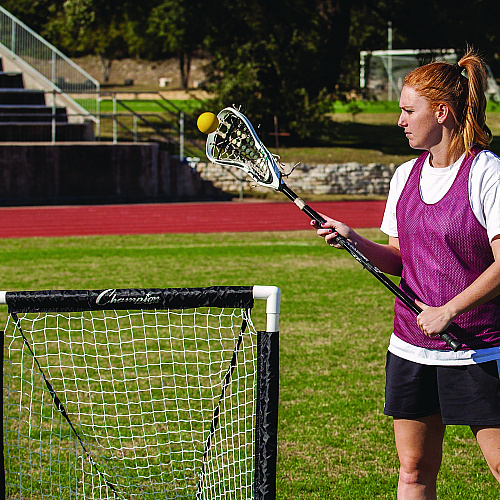 Champion Sports Mini Lacrosse Goal, 3 ft  x 3 ft, 1.5" dia Frame (MLG)