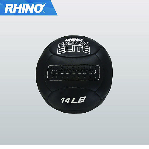 Champion Sports Rhino Promax Elite Medicine Ball, 14 lb, Black (PRX14)