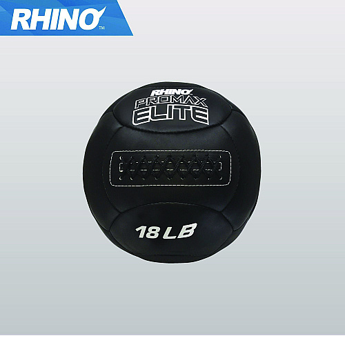 Champion Sports Rhino Promax Elite Medicine Ball, 18 lb, Black (PRX18)