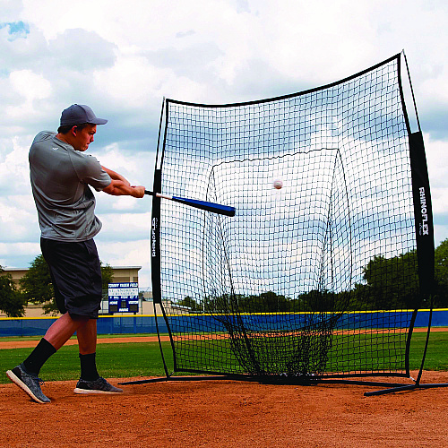 Champion Sports Rhino Portable Training Net, 7 ft x 7 ft (RBM77)