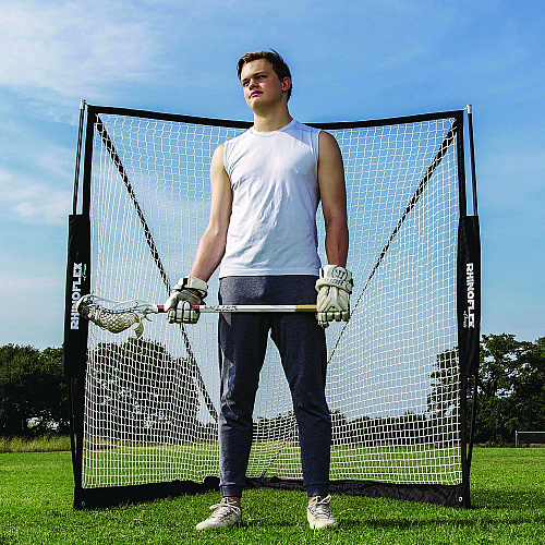 Champion Sports Rhino Flex Lacrosse Goal, 6 ft x 6 ft, 1" dia Frame (RFLG)