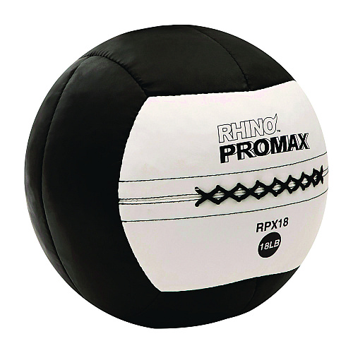 Champion Sports Rhino Promax Medicine Ball, 18 lb, Black (RPX18)