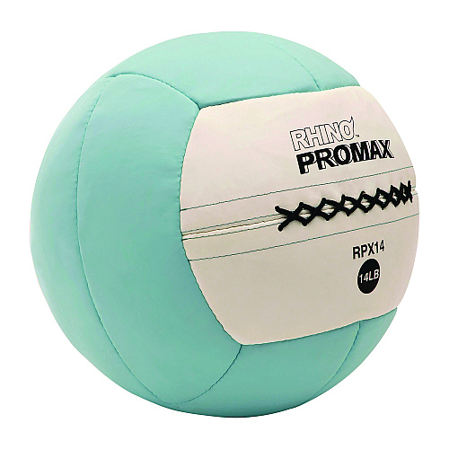 Champion Sports Rhino Promax Medicine Ball, 14 lb, Light Blue (RPX14)