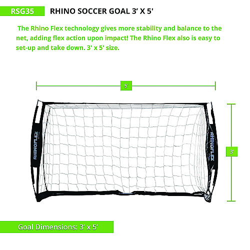Champion Sports Rhino Soccer Goal, 36" x 60" (RSG35)