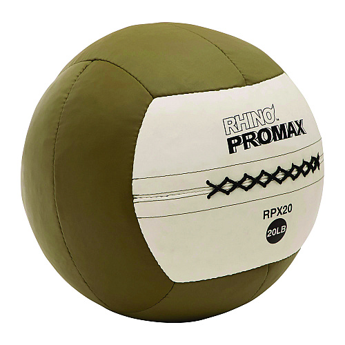 Champion Sports Rhino Promax Medicine Ball, 20 lb, Brown (RPX20)