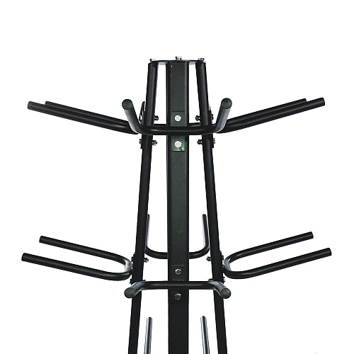Champion Sports Round Medicine Ball Tree, 31" x 31" x 66.5", Black (RTM1)