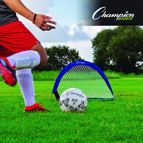 Champion Sports Pop Up Half Moon Goal, 30" x 18", Pair (SG3018)