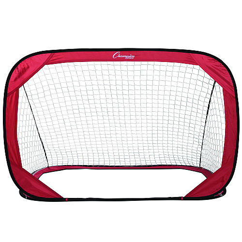 Champion Sports Pop Up Soccer Goal, 72"  x 48", 1.25" dia, Pair (SG64)