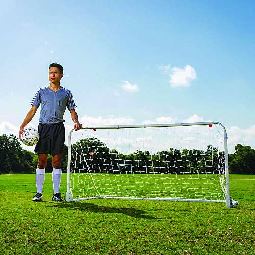 Champion Sports Easy Fold Soccer Goal, 6 ft  x 3 ft, 1.25" dia Frame (SG63)