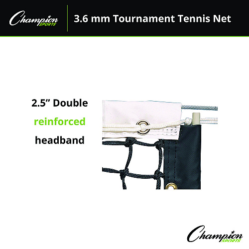 Champion Sports Tournament Tennis Net, 42 ft x 3.5 ft (T200)