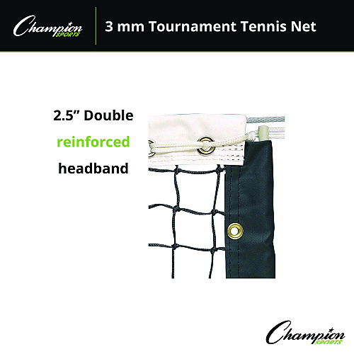 Champion Sports Tournament Tennis Net, 42 ft x 3.5 ft (T100)