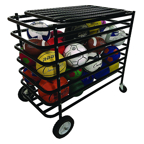 Champion Sports Ultimate Lockable Ball Locker, 24" x 44" x 39", Black (UBX)