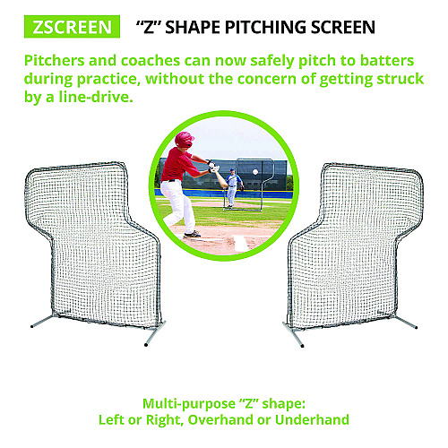 Champion Sports Z Pitching Screen, 7 ft x 5 ft (ZSCREEN)