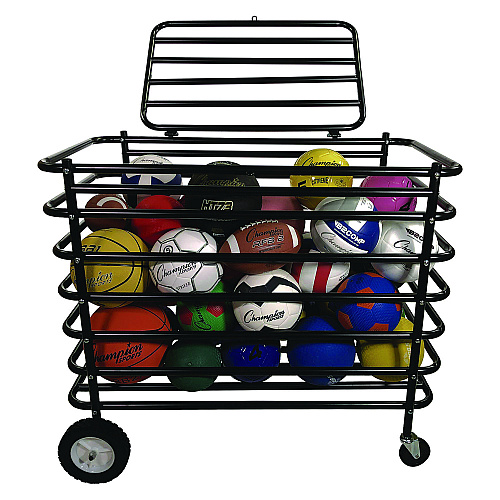 Champion Sports Ultimate Lockable Ball Locker, 24" x 44" x 39", Black (UBX)