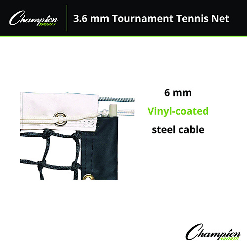Champion Sports Tournament Tennis Net, 42 ft x 3.5 ft (T200)