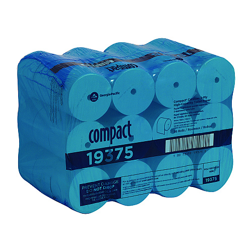 Compact&reg; Coreless Toilet Paper, 2-Ply, 1000 Sheets, 36 Rolls (19375)