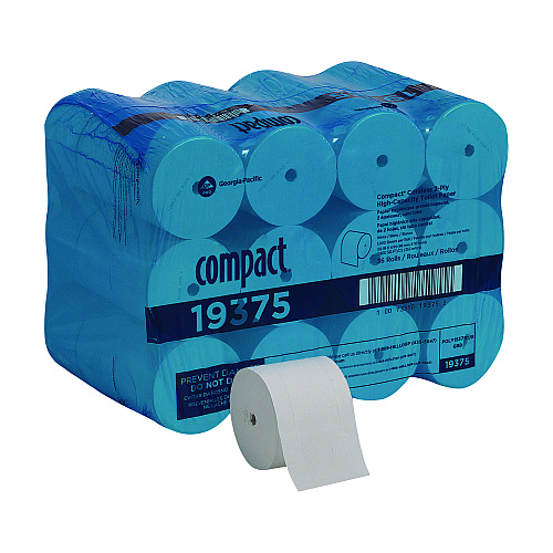 Compact&reg; Coreless Toilet Paper, 2-Ply, 1000 Sheets, 36 Rolls (19375)