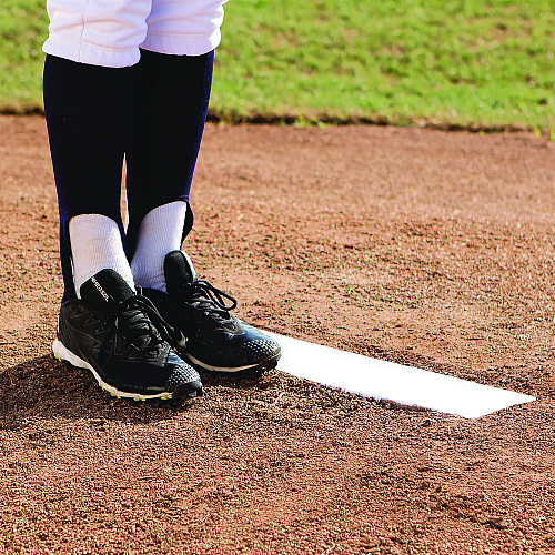 Champion Sports Official Size Pitcher's Plate with Anchor, 24" x 6" (BH83)