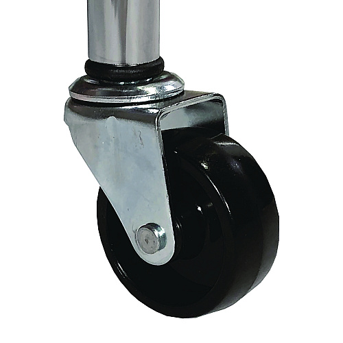 Champion Sports Portable Lockable Ball Locker, Metal, 176 lb Capacity, 24 x 39 x 40, Chrome (BLX)